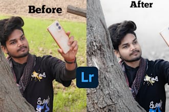 professional photo editing and retouching in adobe lightroom