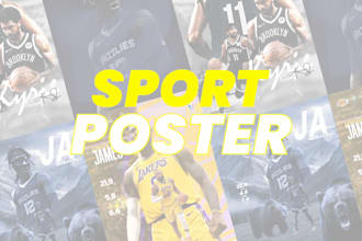 make custom sports posters for tournaments and event