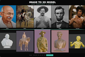 convert your 2d image into 3d ready for printing