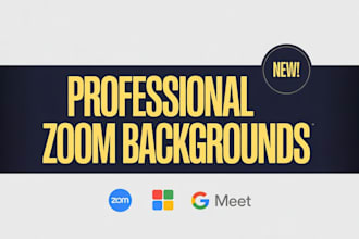 design zoom virtual background teams office mockup zoom meeting google meet