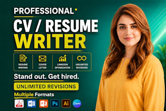 create professional cv design, resume design, expert cv maker and cover letter