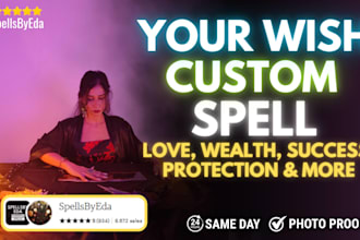 cast a powerful custom spell for your specific situation