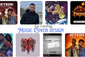 design eye catching music cover design, single cover, album cover, ep cover