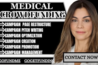 do medical crowdfunding campaign promotion on gofundme gogetfunding fundly