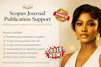 help with scopus journal article submission and publication support, scopus