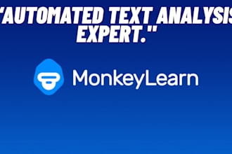 use monkeylearn API to automate text analysis fast