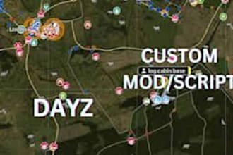 setup custom dayz sever maps, PC comfort pack,dayz mods