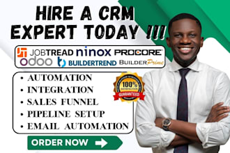 jobtrend odoo crm website buildertrend ninox builder prime procore automation