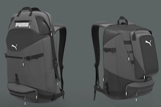 create photorealistic 3d bag design, backpack, handbag, purse and totebag render