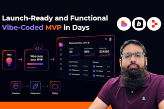 vibe code a functional mvp using lovable, bolt, replit