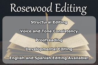 proofread and edit your book or manuscript professionally