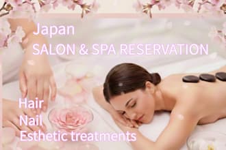 make beauty salon reservations in japan
