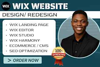 design wix landing page wix harmony wix studio wix cms wix seo wix expert