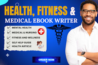 be your health and fitness, wellness, medical ebook ghostwriter for amazon kdp