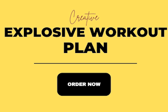create athletic explosive workout plans for strength