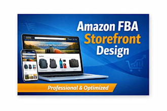 build your amazon brand store or design storefront