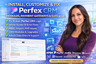 do perfex CRM client management data entry custom module admin support onboardin