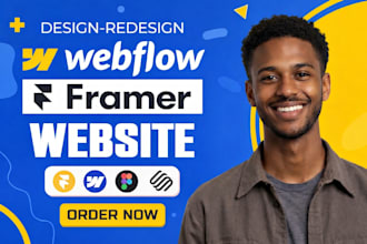 design framer website develop webflow website, figma to framer webflow design