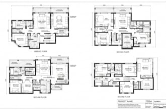 draw detailed architectural floor plans for permit ready submission