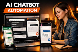 ai chabot using tidio, landbot, retell ai for website, app, whatsapp, instagram