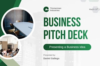 create investor pitch deck presentation business plan startup pitch deck