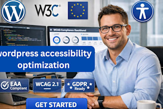 do wordpress accessibility optimization for eaa, eu guidelines, gdpr wcag