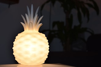 create a 3d lamp modeling, with realistic details and renders in just 24 hours