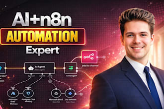 build n8n automation n8n workflow n8n ai automation or n8n ai agent