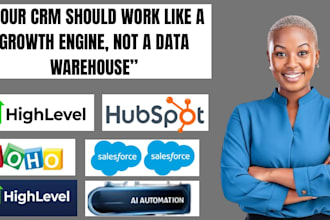 migrate your CRM to hubspot from salesforce pipedrive zoho ghl with automation