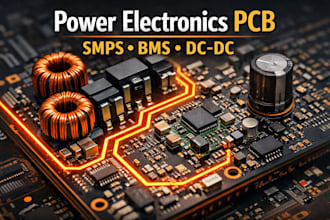 design power electronics pcb for smps, bms, and battery management systems