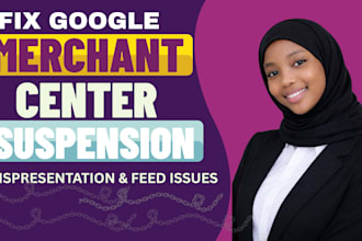 fix google merchant center suspension and misrepresentation