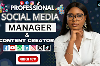 be your social media manager social media marketing manager social media post