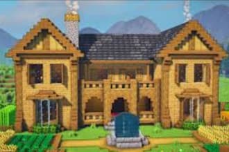 build custom minecraft houses, creative structure, and detailed fast