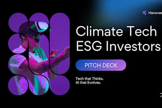 create climate tech pitch deck esg investor presentation green tech pitch deck