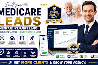 generate medicare insurance leads, medicare advantage and health insurance leads