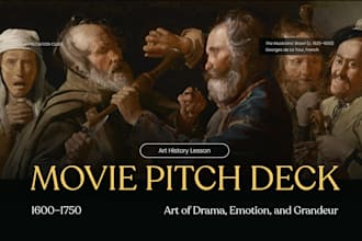 design movie investor pitch deck film financing deck film investment pitch deck