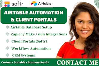 build an airtable client portal with softr and airtable database automation