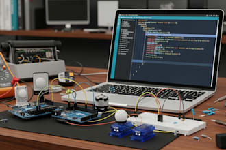 do arduino programming, coding and sensors integration, automation