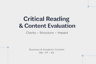 critically review and improve your content for clarity and impact