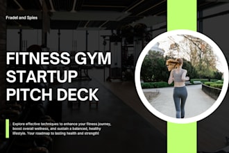 create fitness investor pitch deck gym brands deck fitness startups pitch deck
