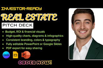 design construction investor pitch deck real estate funding presentation
