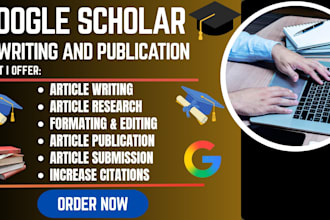 write and publish article in google scholar and scopus indexed journal