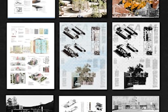 hare tableros arquitectónicos para presentaciones