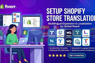 setup shopify store translation transcy langwill weglot transtore langify hextom