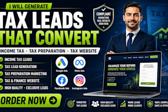 income tax leads tax website tax lead income tax tax preparation finance website