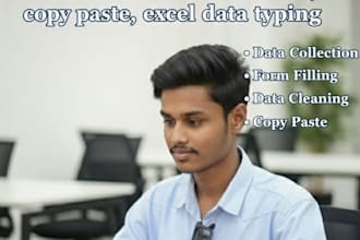 do fast and error free data entry in excel or google sheets