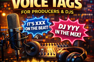 make a custom voice tag for your beats or dj brand