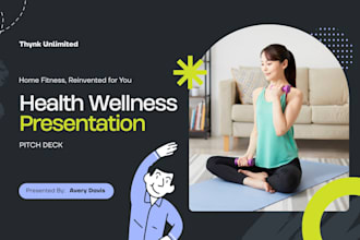 design US healthtech pitch deck us startup telemedicine deck wellness app deck