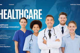 design healthcare startup pitch deck telemedicine pitch deck wellness app deck