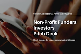 create nonprofit pitch deck donation campaign deck impact funders pitch deck